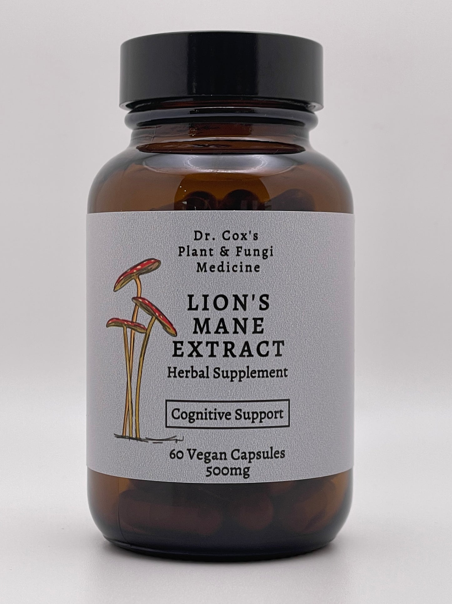 Lion’s Mane Mushroom Extract Vegan Capsules